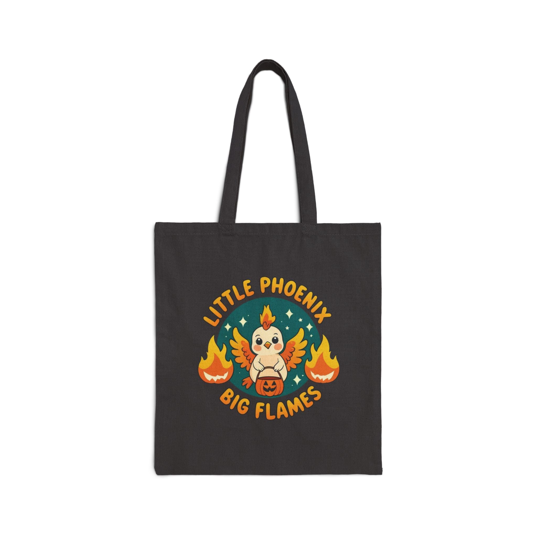 Little Phoenix - Phoenix Sparks - Mystic Autumn Collections - Canvas Tote Bag, Eco-Friendly Bag, Gift for Animal Lovers, Shopping Tote, Summer Adventure Tote