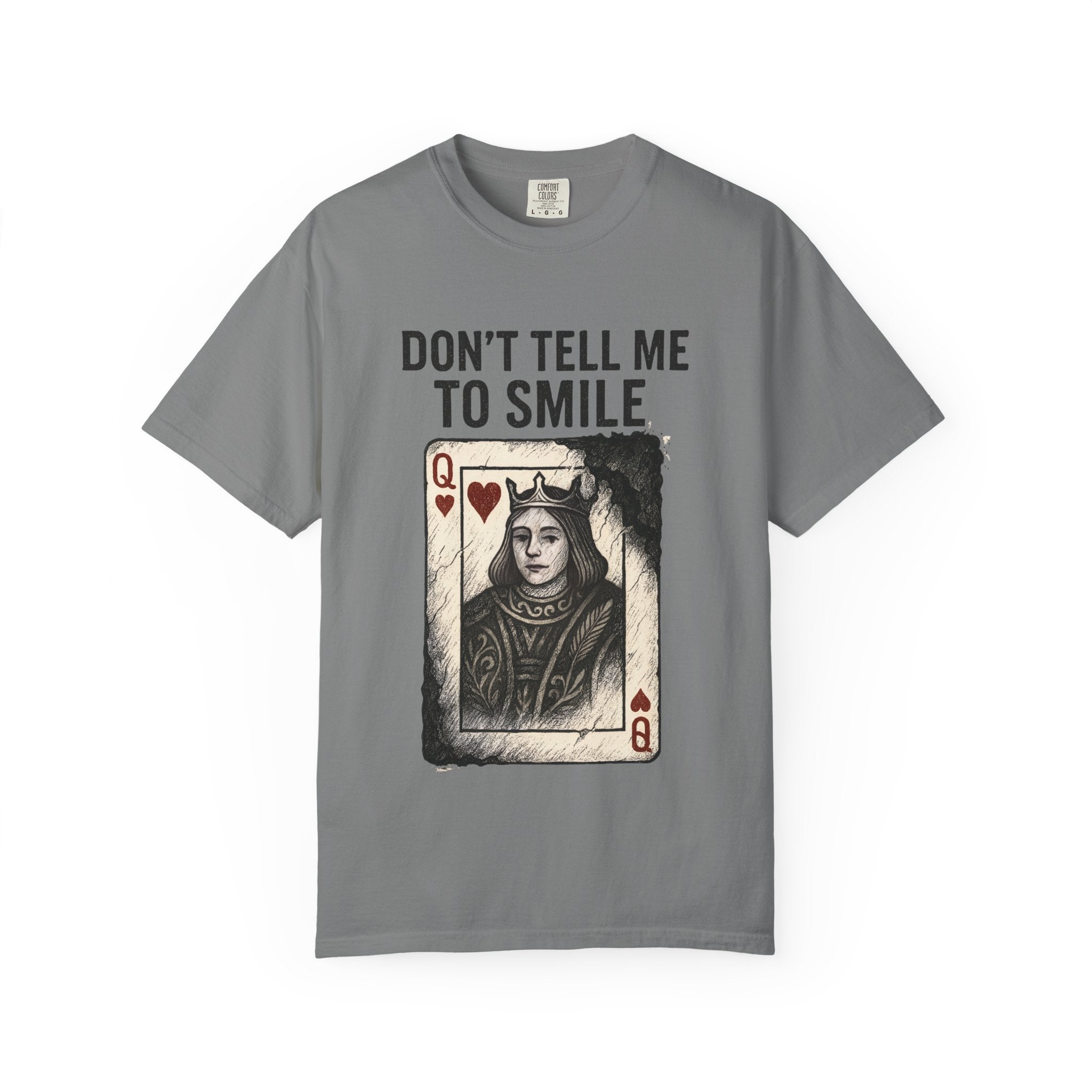 Don't Tell Me To Smile: Respawn and Reclaim T-Shirt, Graphic Tee, Fun Fashion, Gift for Gamers, Unique Statement Shirt, Casual Wear, Birthday and Celebrations