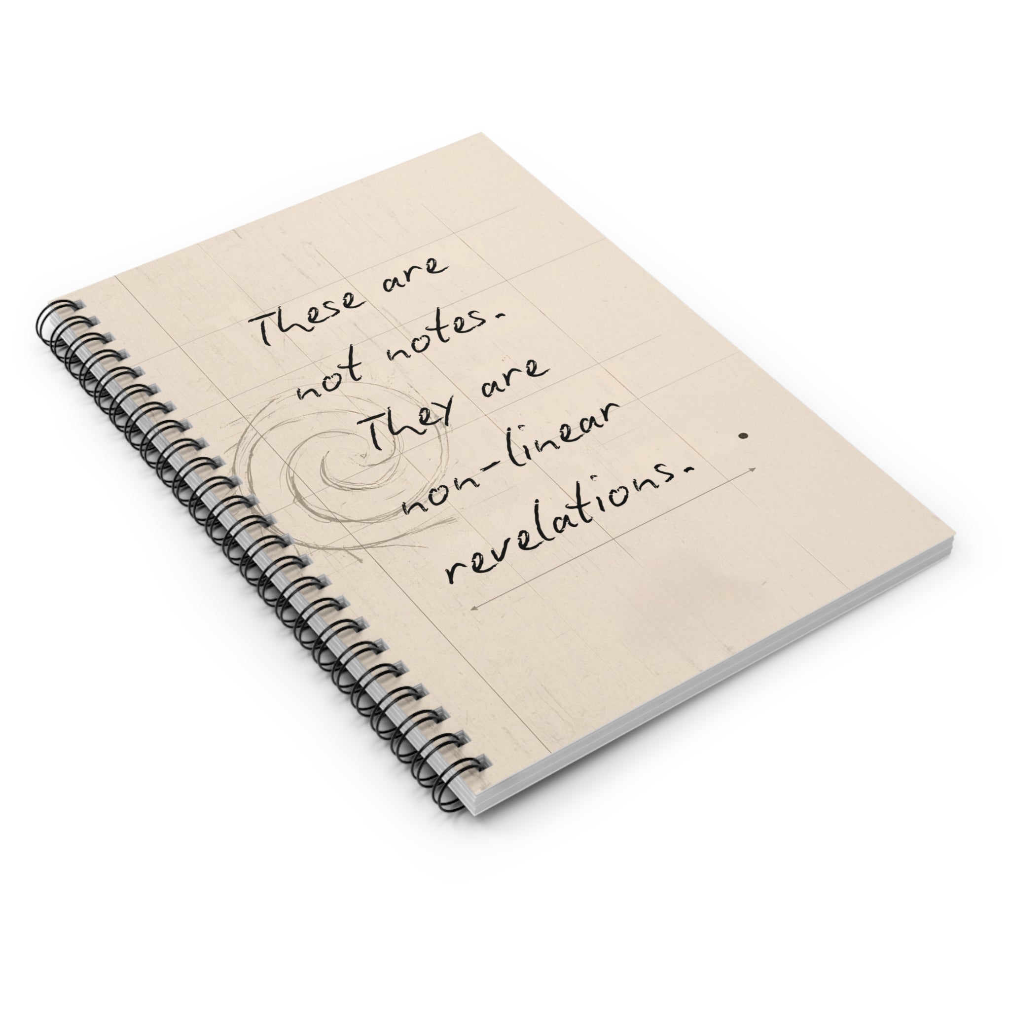 Soft Riot Supply Co. - Non-Linear Revelations, Journal for Writers, Unique Gift for Students, Artistic Notepad, Inspirational Notes