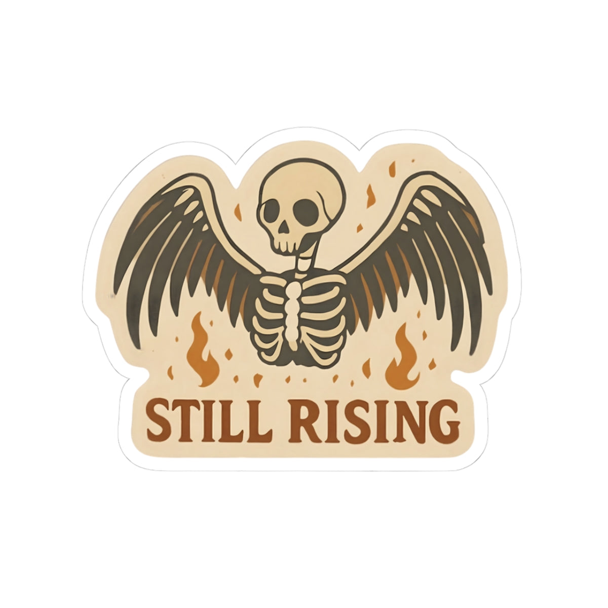 Mystic Autumn Vibes for the Rebel Souls Sticker -Gift for Skulls Lovers, Aesthetic Stickers- Still Rising Style 4