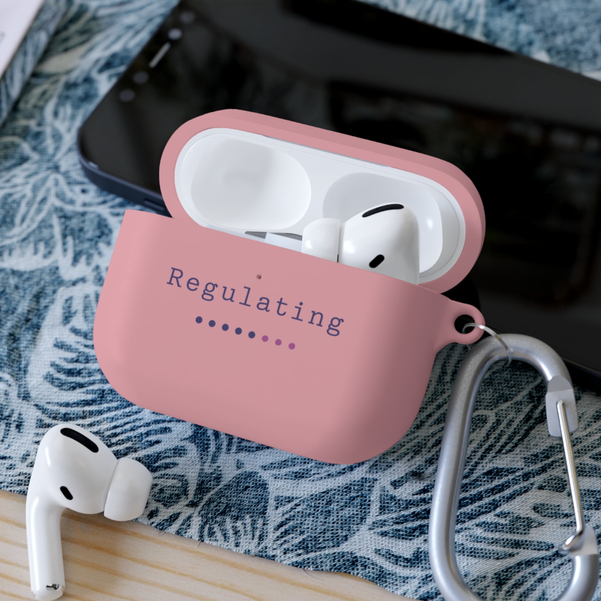 Soft Riot Supply Co. - Regulating Style 2 - AirPods Case Cover, Stylish Earbud Protector, Trendy Accessory for Music Lovers, Unique Gift for Students, Perfect for Everyday Use