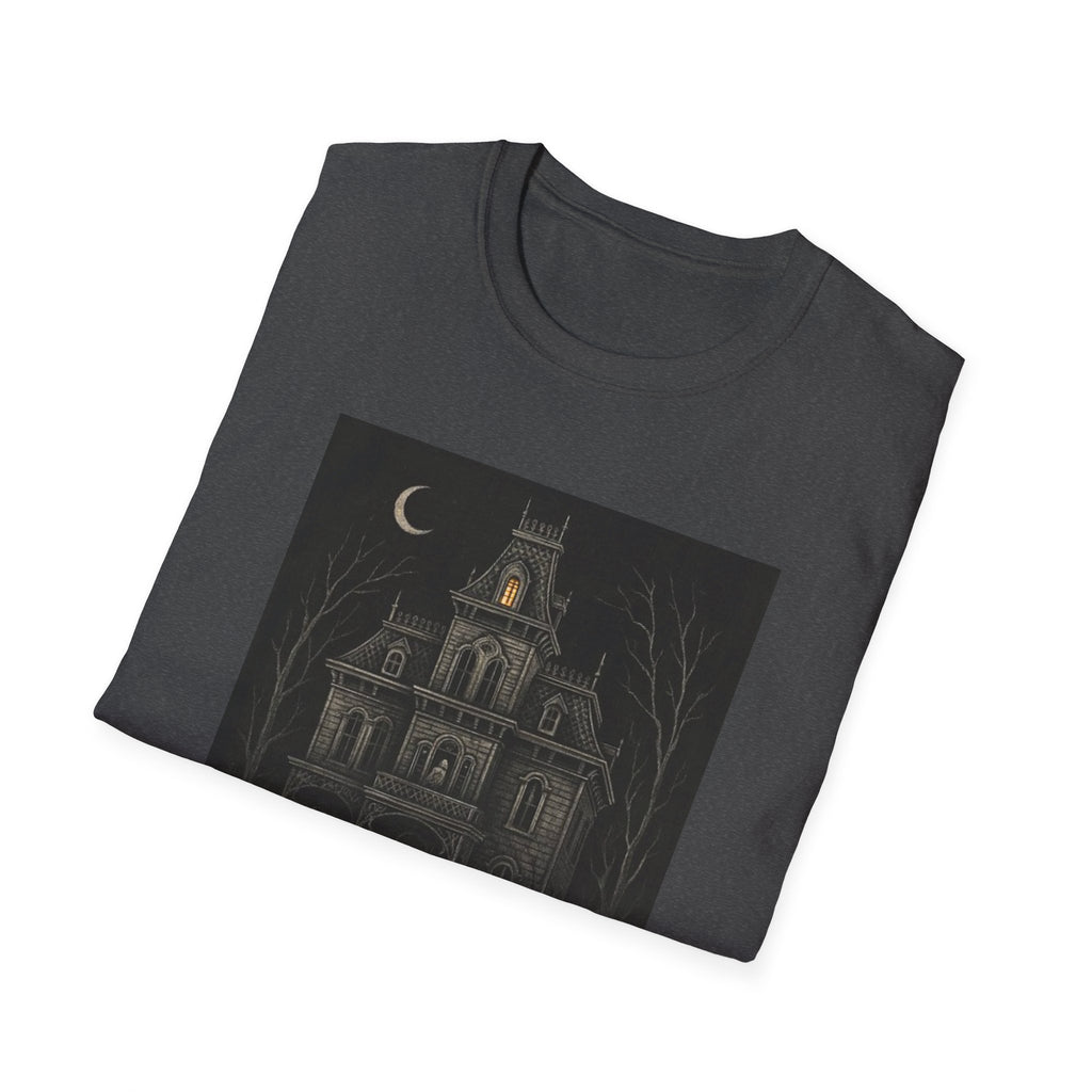 Respawn & Reclaim - Ashes and Bones Collection - Spooky Halloween Graphic Tee, Unisex Softstyle T-Shirt, Haunted House Shirt, Ghostly Vibes, Perfect for Fall Celebrations, Eerie Gift Idea