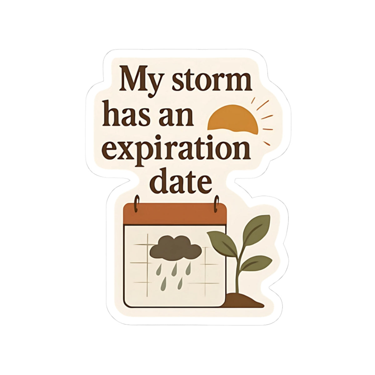 Storm & Sunlight - Stickers for Weathering the Heart - Style 3