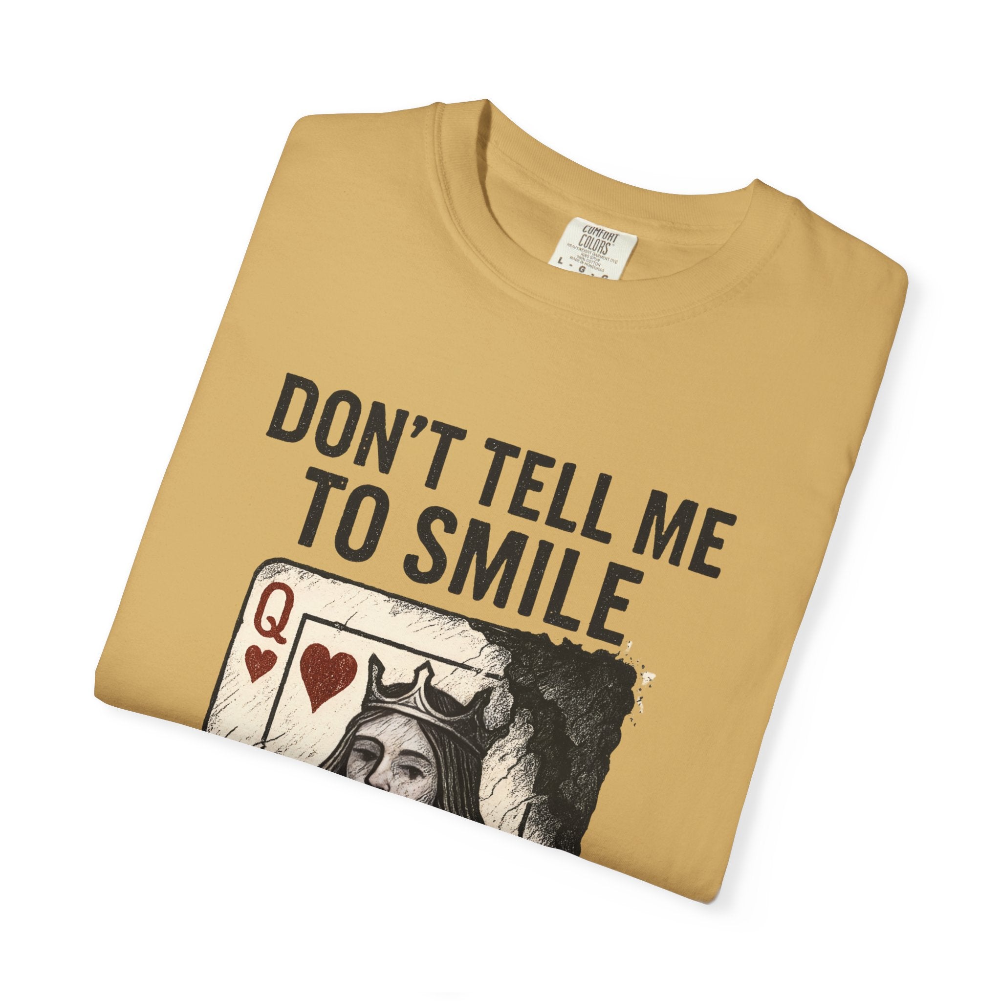 Don't Tell Me To Smile: Respawn and Reclaim T-Shirt, Graphic Tee, Fun Fashion, Gift for Gamers, Unique Statement Shirt, Casual Wear, Birthday and Celebrations