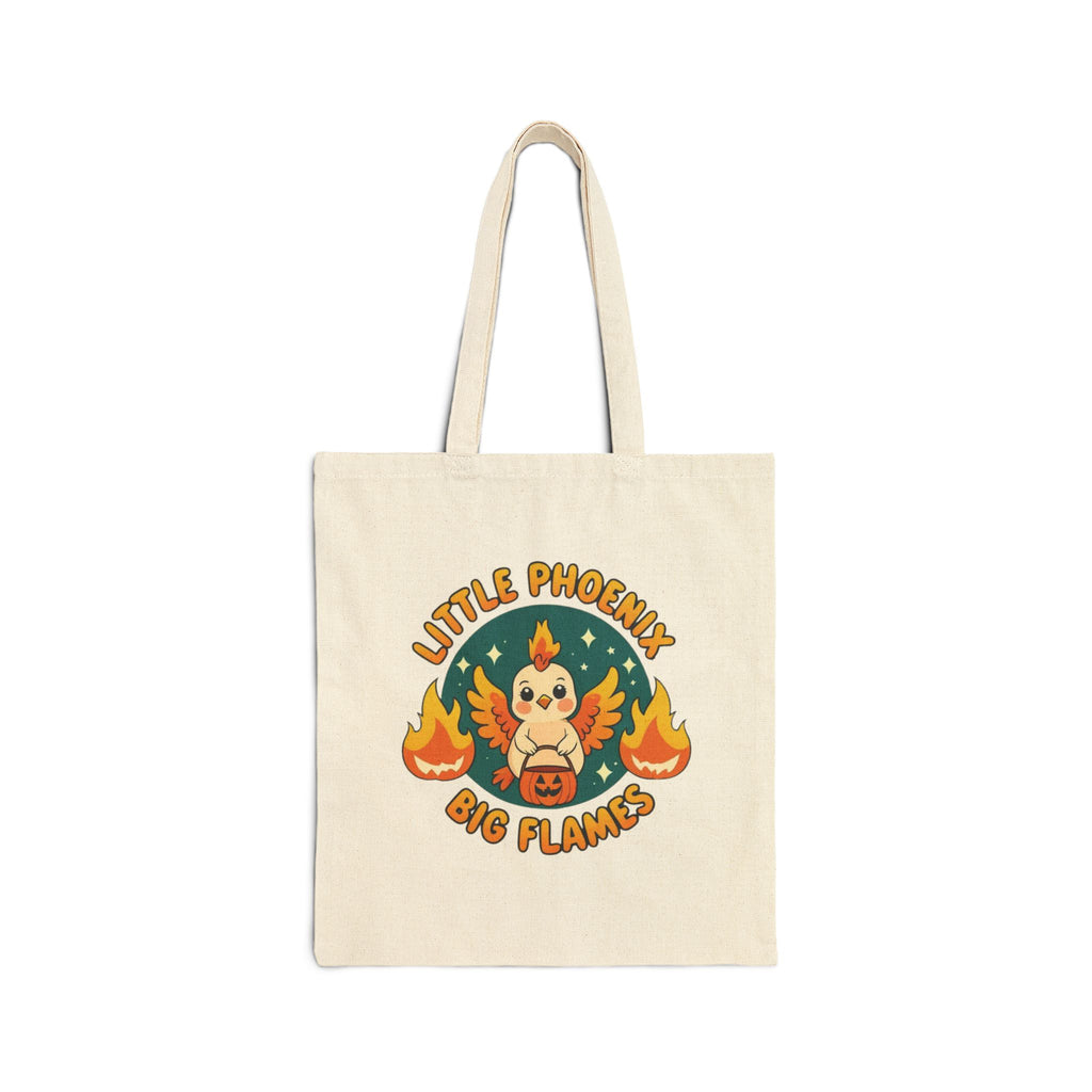 Little Phoenix - Phoenix Sparks - Mystic Autumn Collections - Canvas Tote Bag, Eco-Friendly Bag, Gift for Animal Lovers, Shopping Tote, Summer Adventure Tote