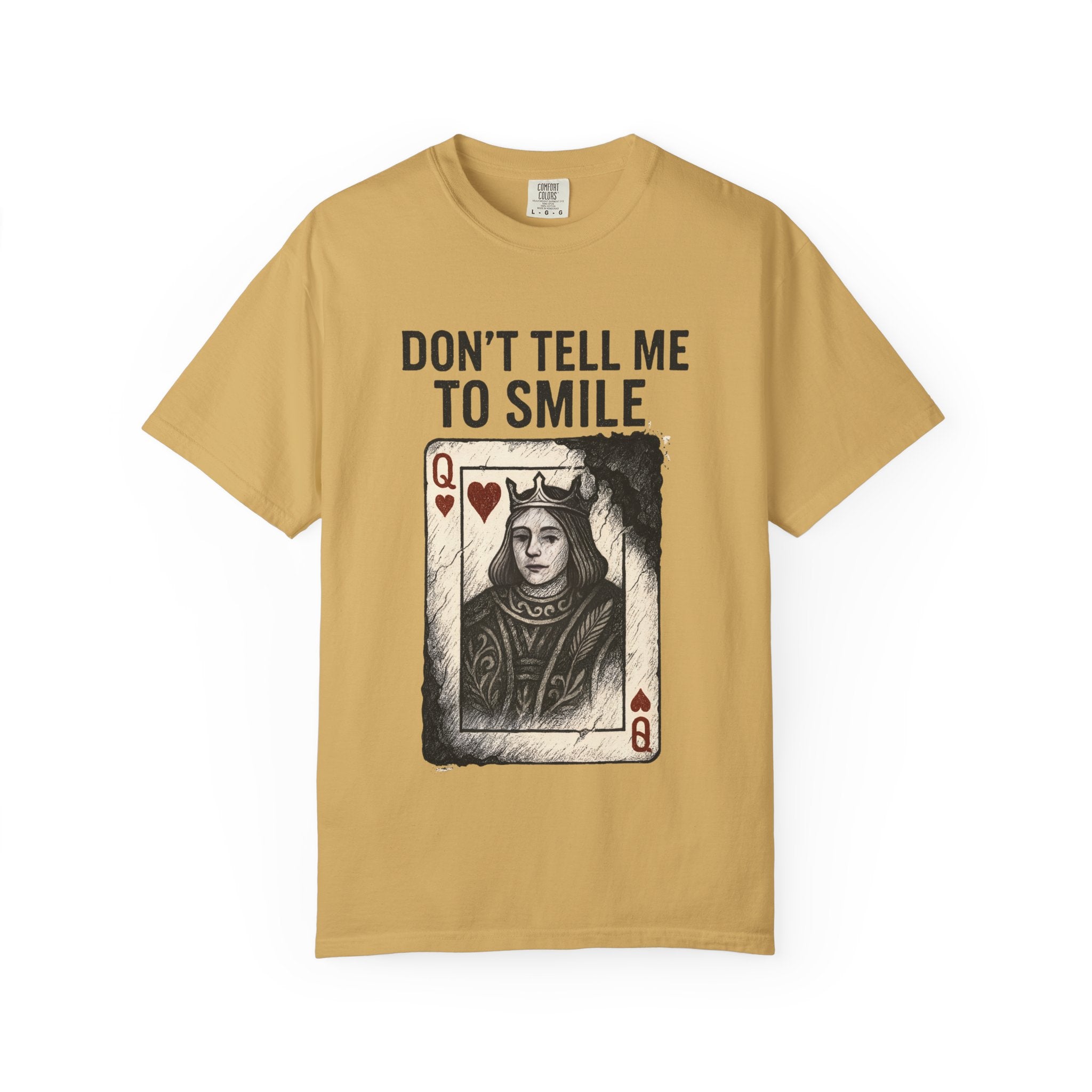 Don't Tell Me To Smile: Respawn and Reclaim T-Shirt, Graphic Tee, Fun Fashion, Gift for Gamers, Unique Statement Shirt, Casual Wear, Birthday and Celebrations