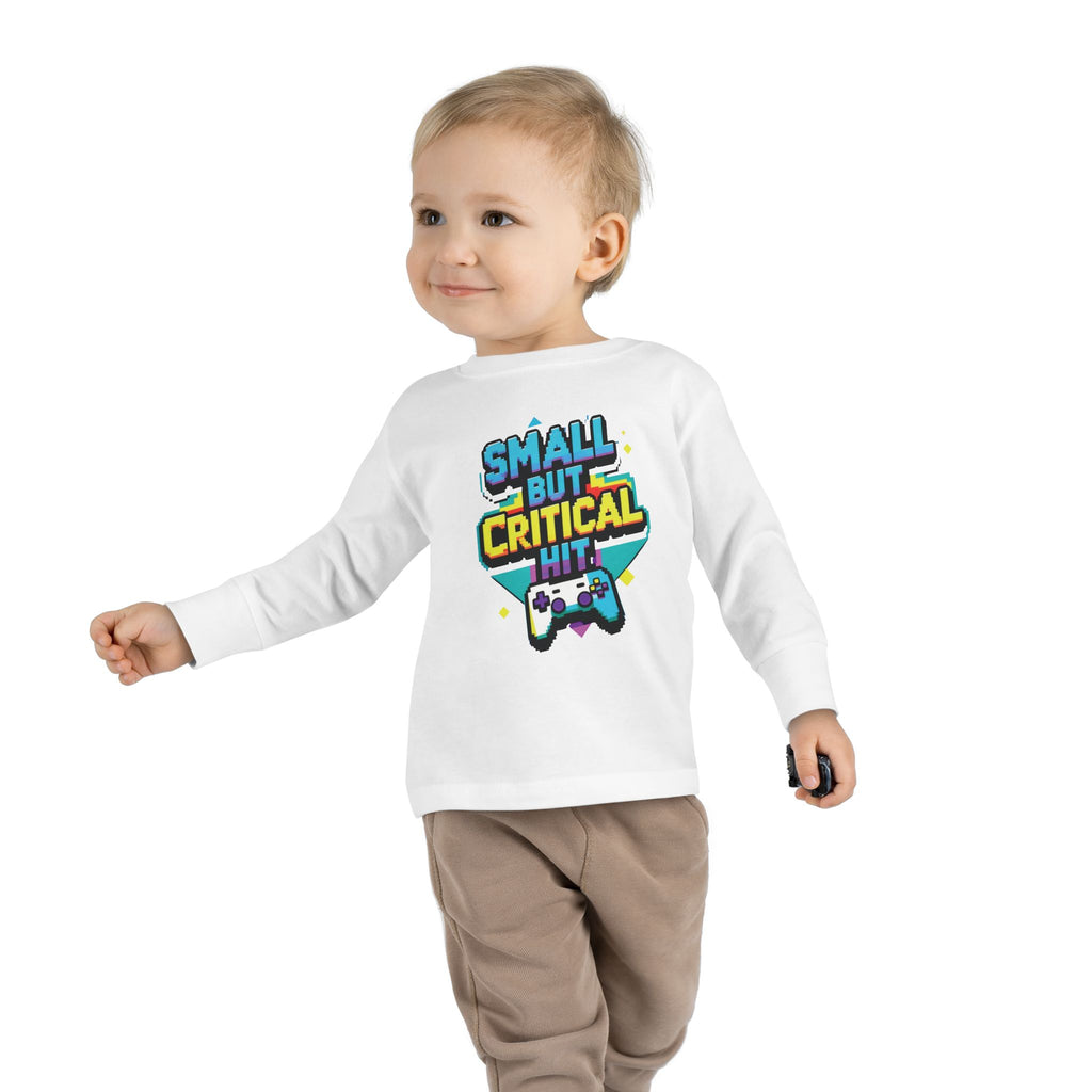 Respawn Sparks Collection - Gaming Toddler Long Sleeve Tee - Small But Critical Hit - Cute Kids' Shirt, Baby Gamer Tee, Video Game Apparel, Fun Toddler Clothing, [...]