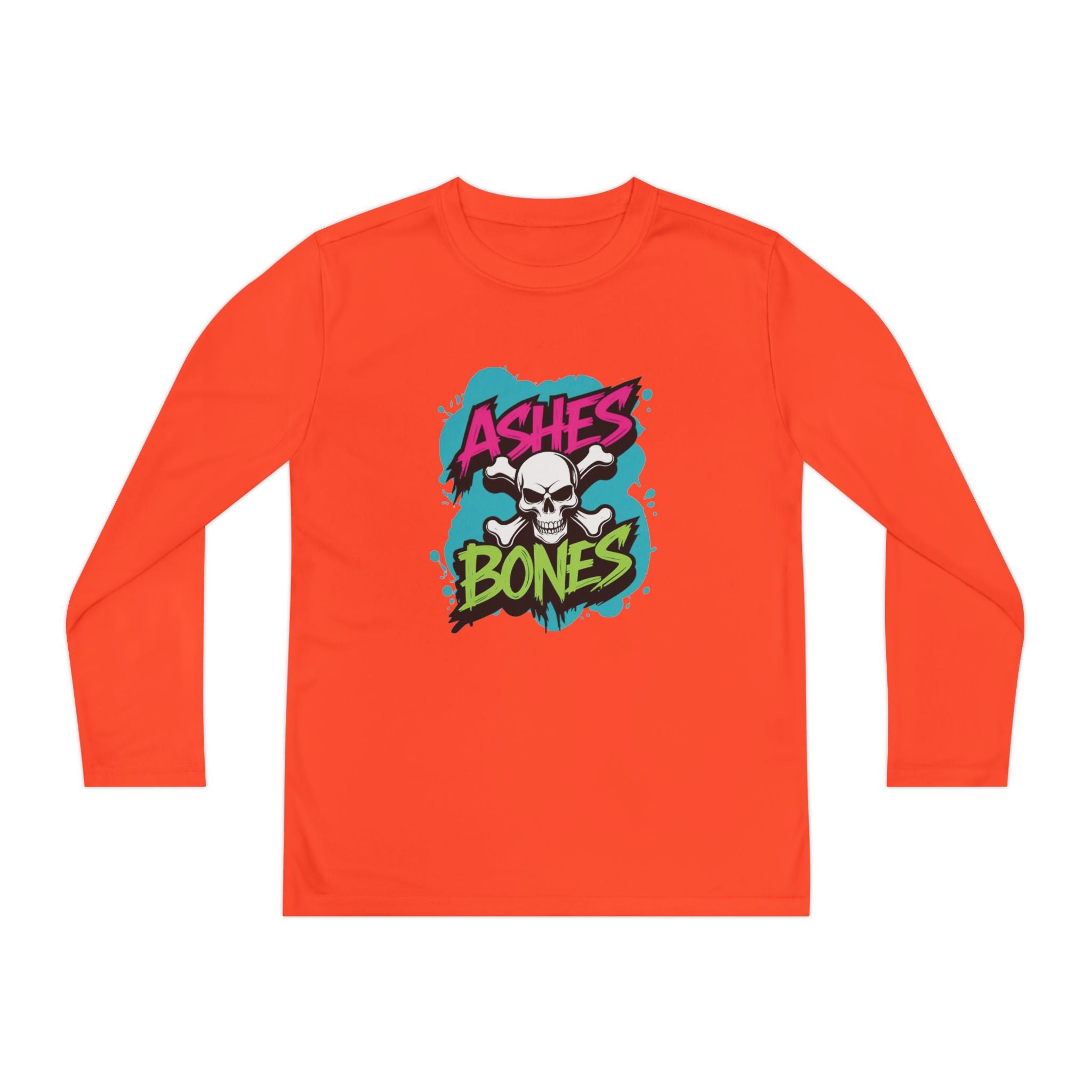 Youth Long Sleeve Tee - Ashes & Bones Collection - Graphic, Stylish Athletic Wear for Kids, Perfect for Halloween, School Events, Casual Days, [...]