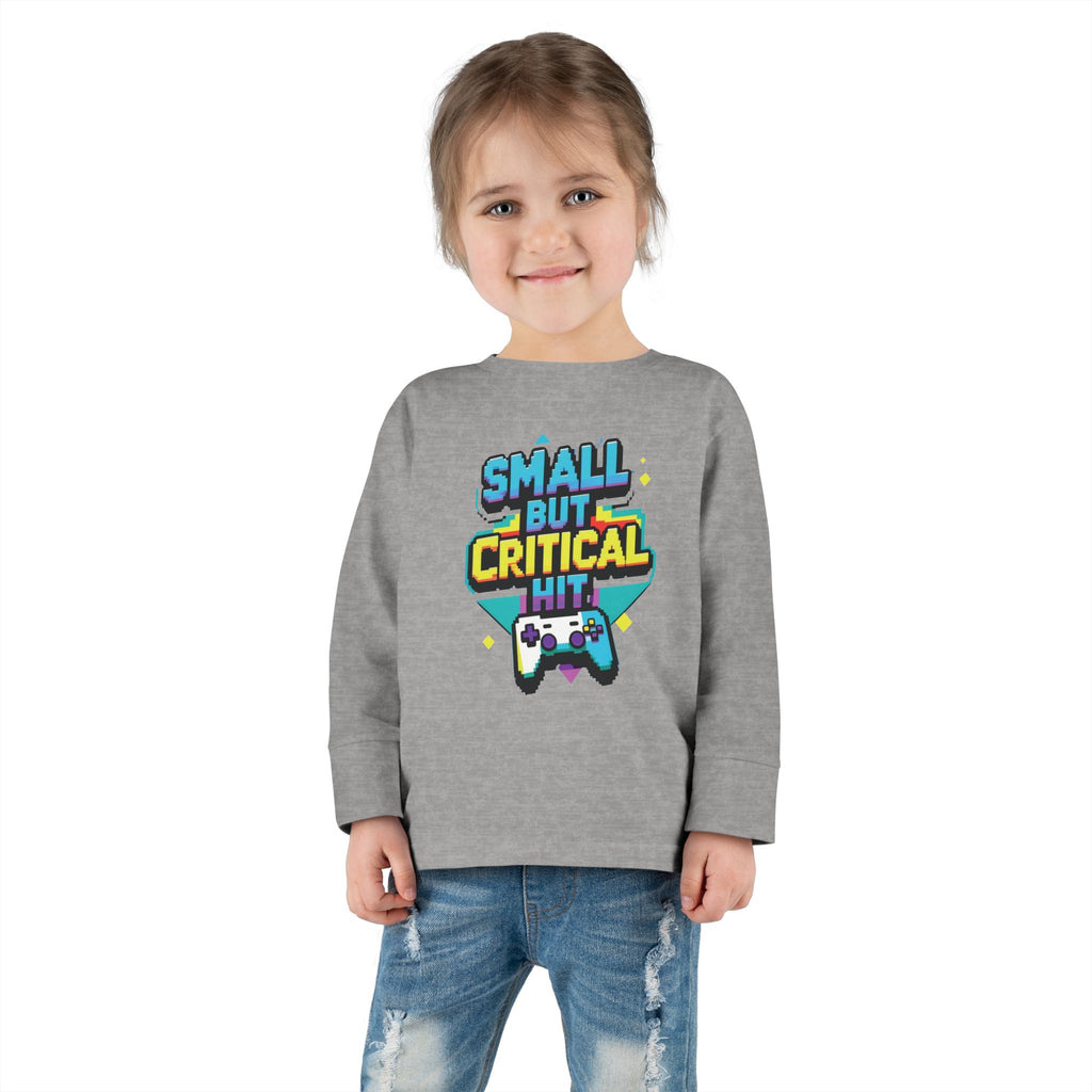 Respawn Sparks Collection - Gaming Toddler Long Sleeve Tee - Small But Critical Hit - Cute Kids' Shirt, Baby Gamer Tee, Video Game Apparel, Fun Toddler Clothing, [...]