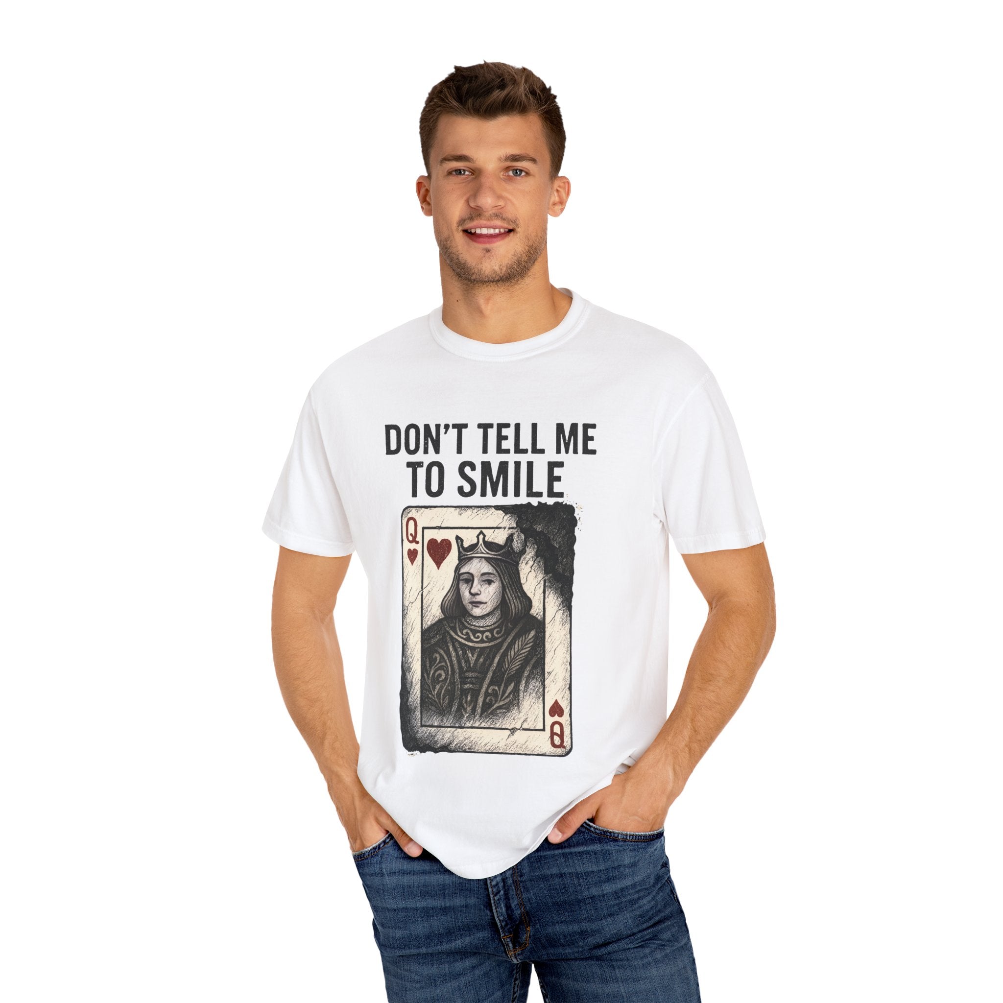 Don't Tell Me To Smile: Respawn and Reclaim T-Shirt, Graphic Tee, Fun Fashion, Gift for Gamers, Unique Statement Shirt, Casual Wear, Birthday and Celebrations