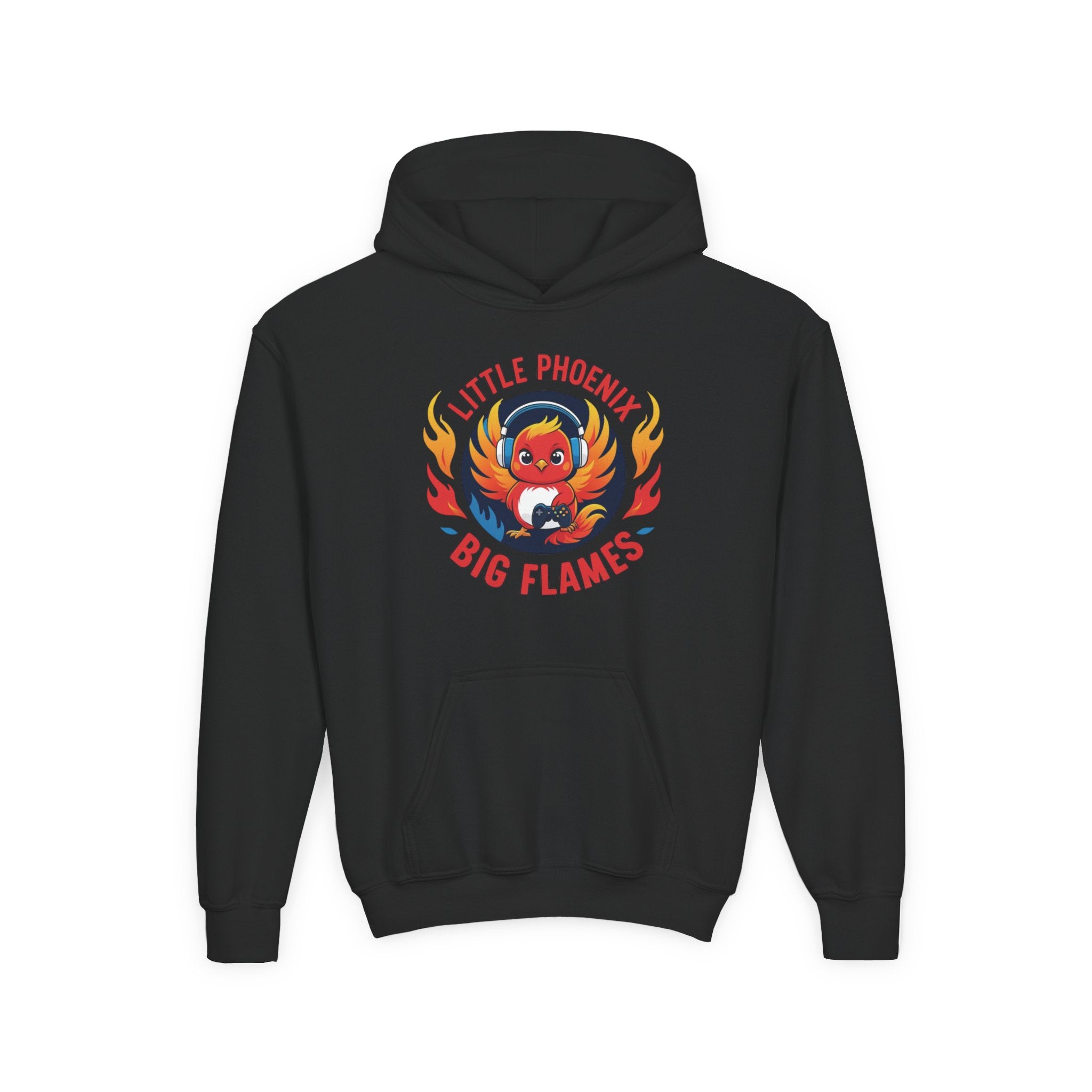 Phoenix Sparks Collection - Little Phoenix Big Flames, Kids Sweatshirt - Fun Gift for Birthdays, Cozy Wear, Unique Style, Youth Phoenix Hoodie