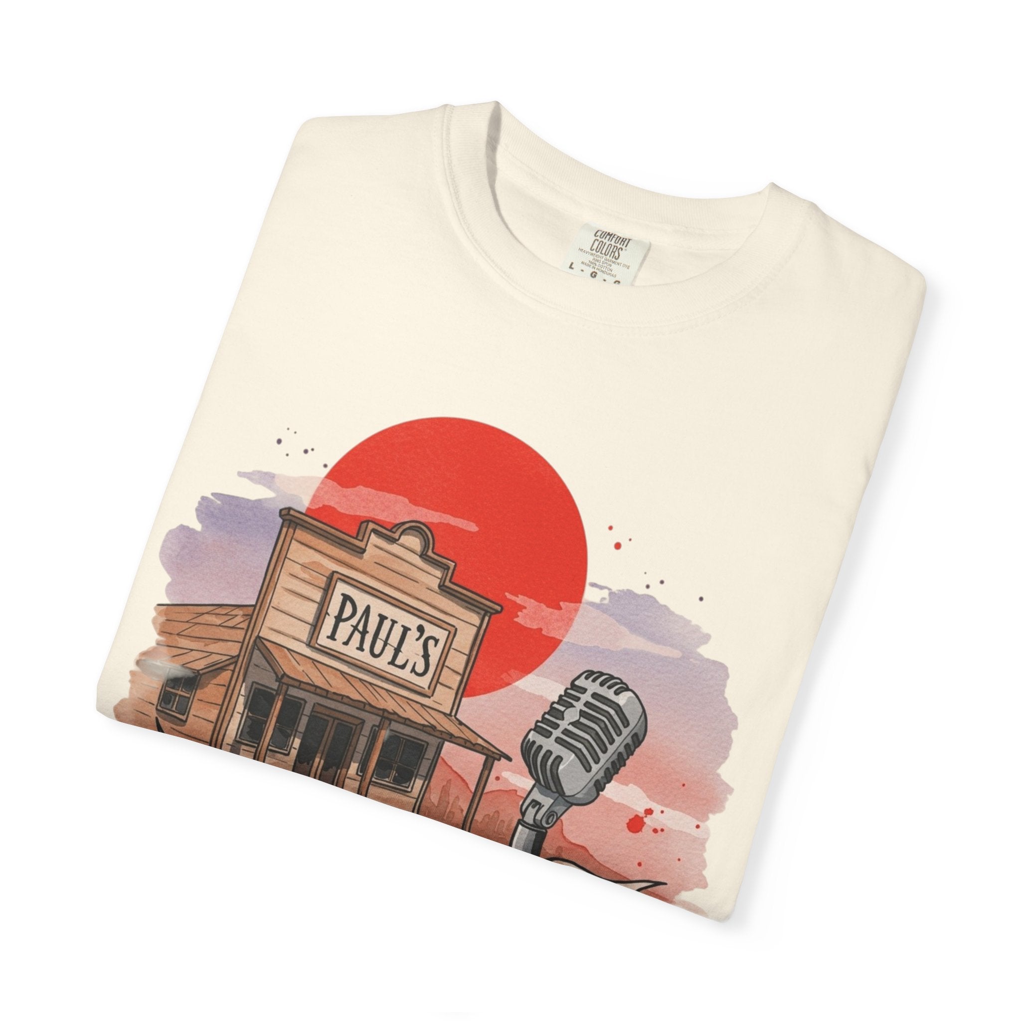 High Plains Drifter Unisex Garment-Dyed T-shirt, Respawn & Reclaim Collection, Vintage Tee, Boho Shirt, Western Top, Gift for Adventurers