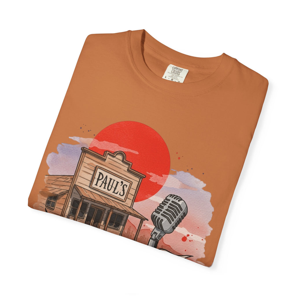 High Plains Drifter Unisex Garment-Dyed T-shirt, Respawn & Reclaim Collection, Vintage Tee, Boho Shirt, Western Top, Gift for Adventurers