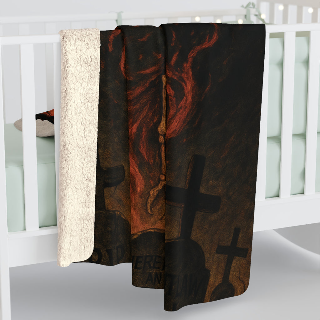 Ashes and Bones Collection - Gothic Phoenix Sherpa Fleece Blanket - Cozy Art for Home, Halloween Decor, Gift for Bird Lovers, Warm Throw for Fall Nights, Unique [...]