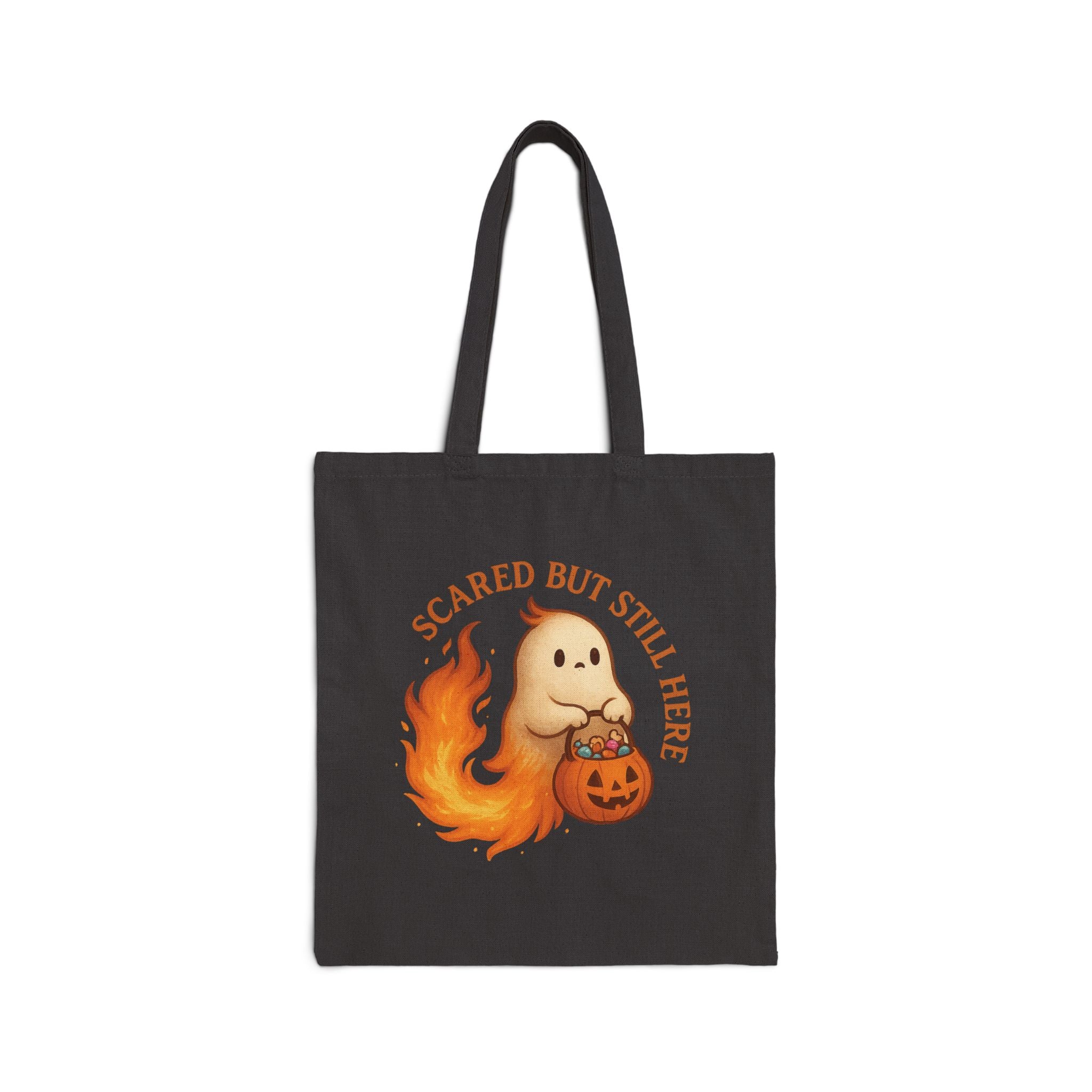 Ghost Phoenix Tote Bag - Halloween Themed - Scared But Still Here -Mystic Autumn Collection- Eco-Friendly Shopping Bag, Cute Trick or Treat Tote, Gift for Ghost [...]