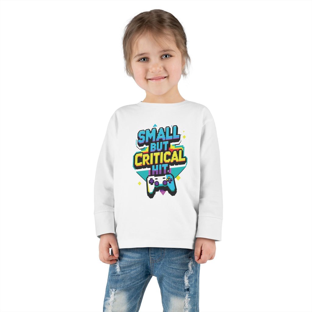 Respawn Sparks Collection - Gaming Toddler Long Sleeve Tee - Small But Critical Hit - Cute Kids' Shirt, Baby Gamer Tee, Video Game Apparel, Fun Toddler Clothing, [...]