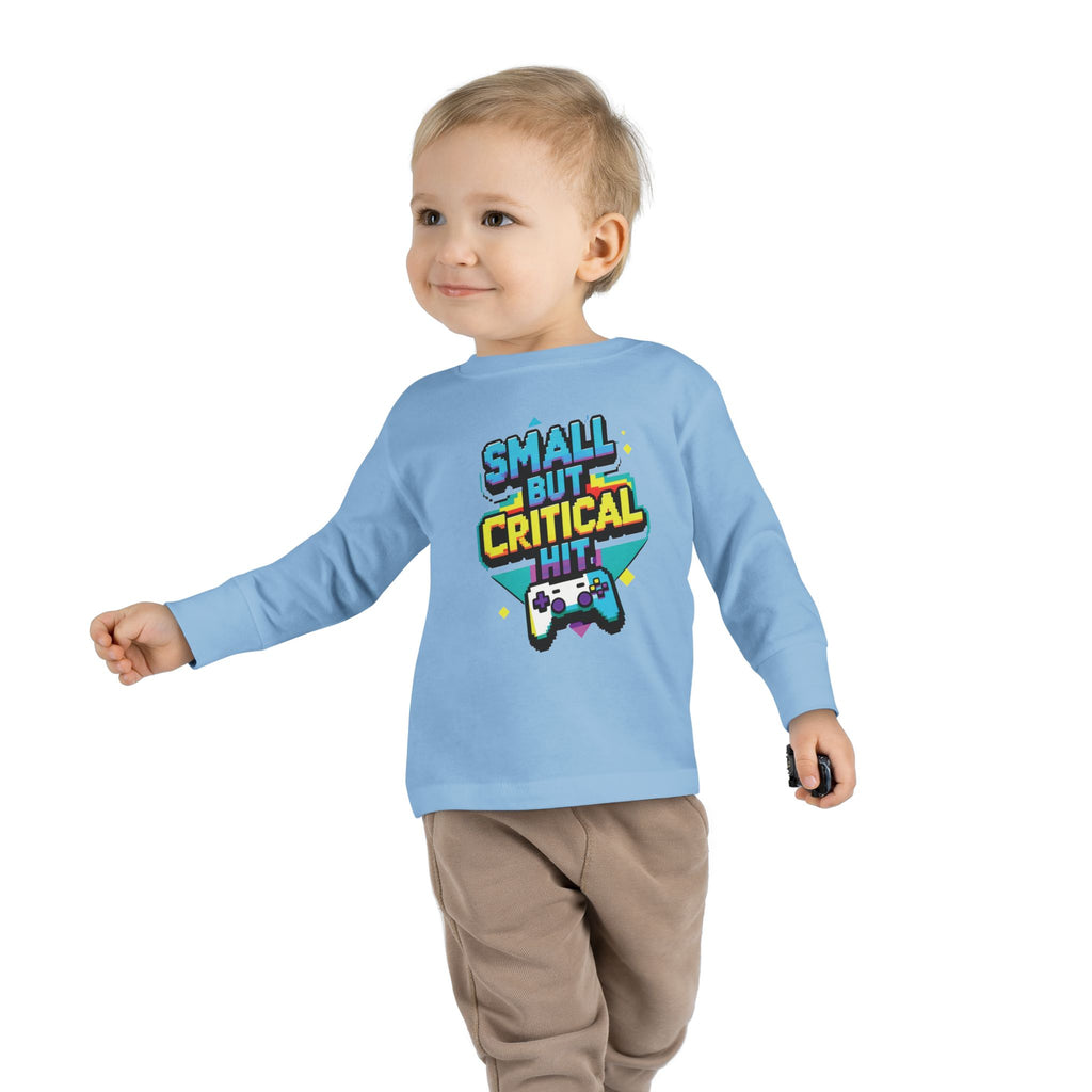 Respawn Sparks Collection - Gaming Toddler Long Sleeve Tee - Small But Critical Hit - Cute Kids' Shirt, Baby Gamer Tee, Video Game Apparel, Fun Toddler Clothing, [...]