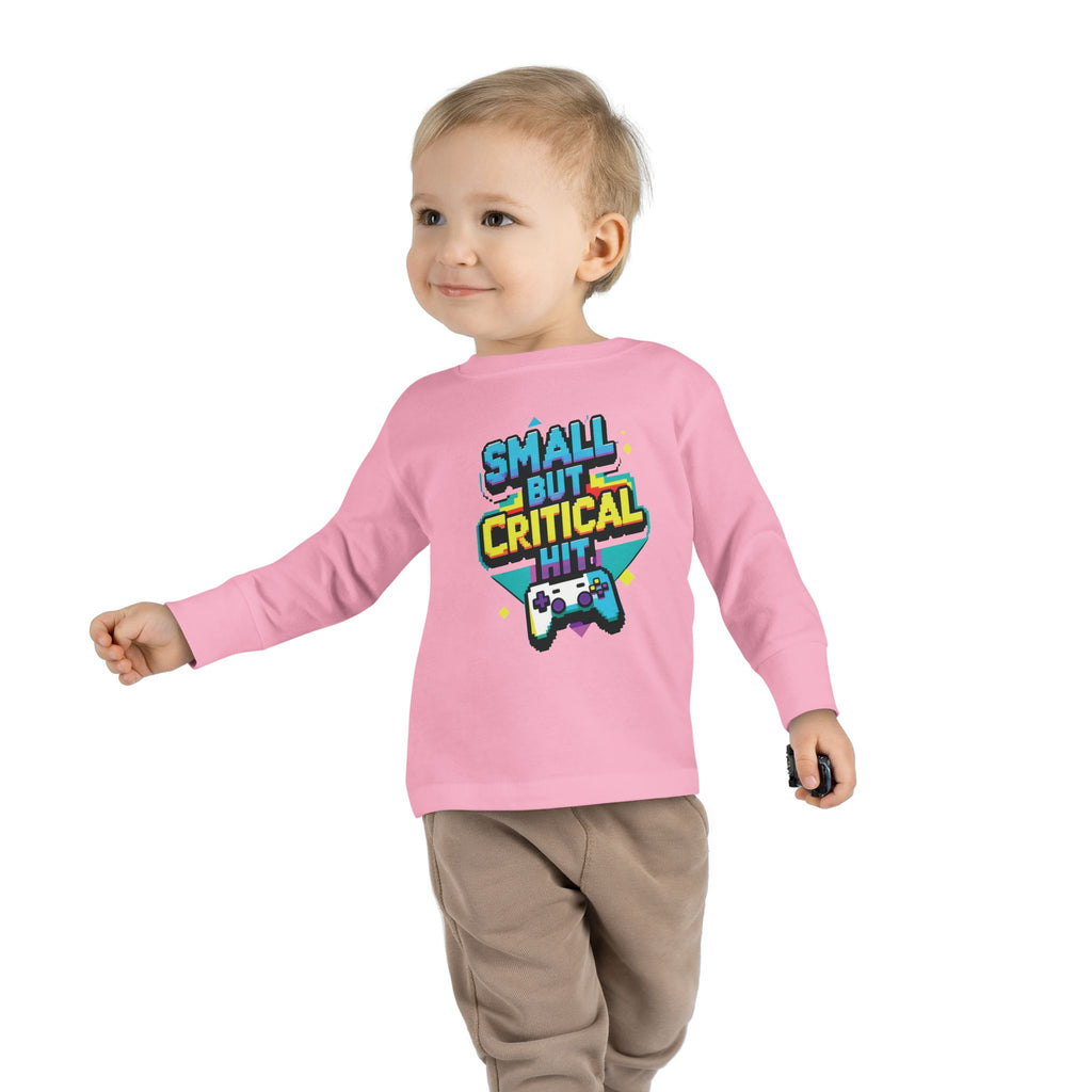 Respawn Sparks Collection - Gaming Toddler Long Sleeve Tee - Small But Critical Hit - Cute Kids' Shirt, Baby Gamer Tee, Video Game Apparel, Fun Toddler Clothing, [...]