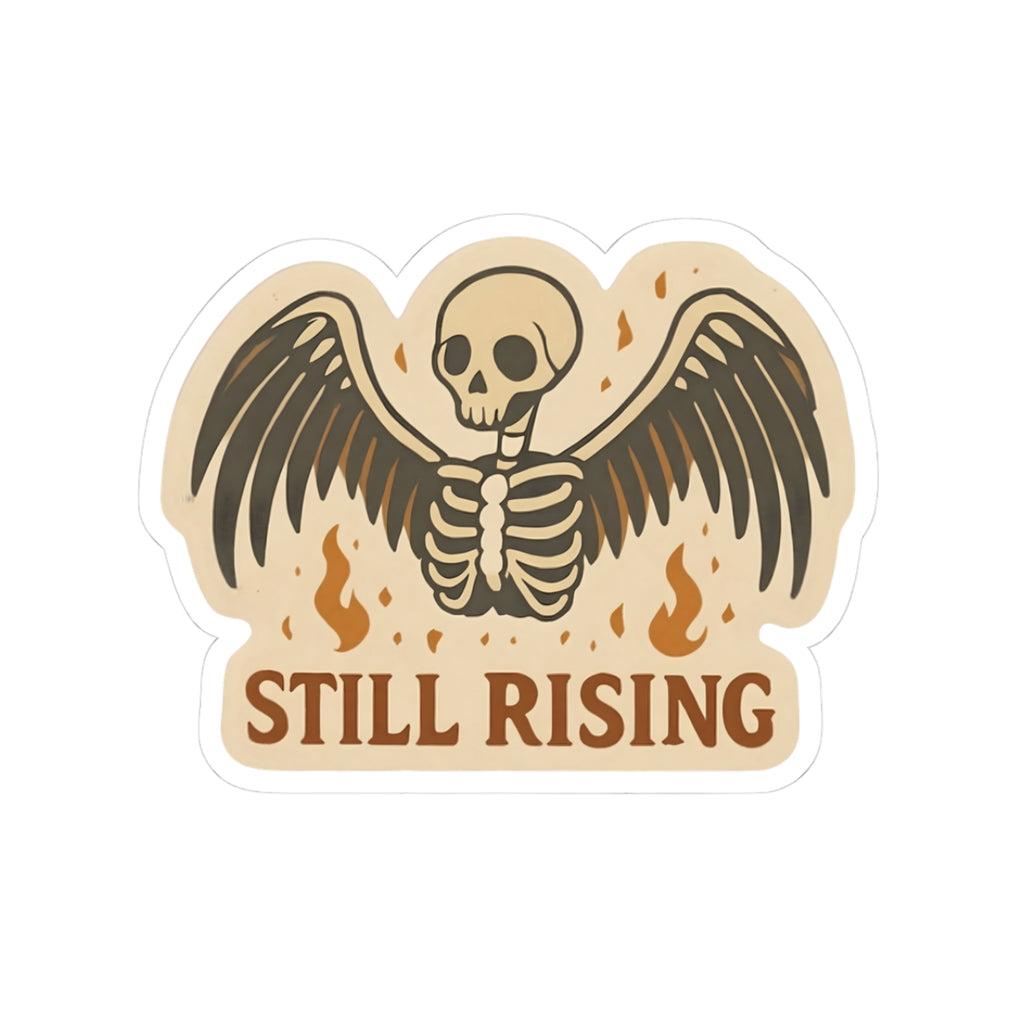 Mystic Autumn Vibes for the Rebel Souls Sticker -Gift for Skulls Lovers, Aesthetic Stickers- Still Rising Style 4