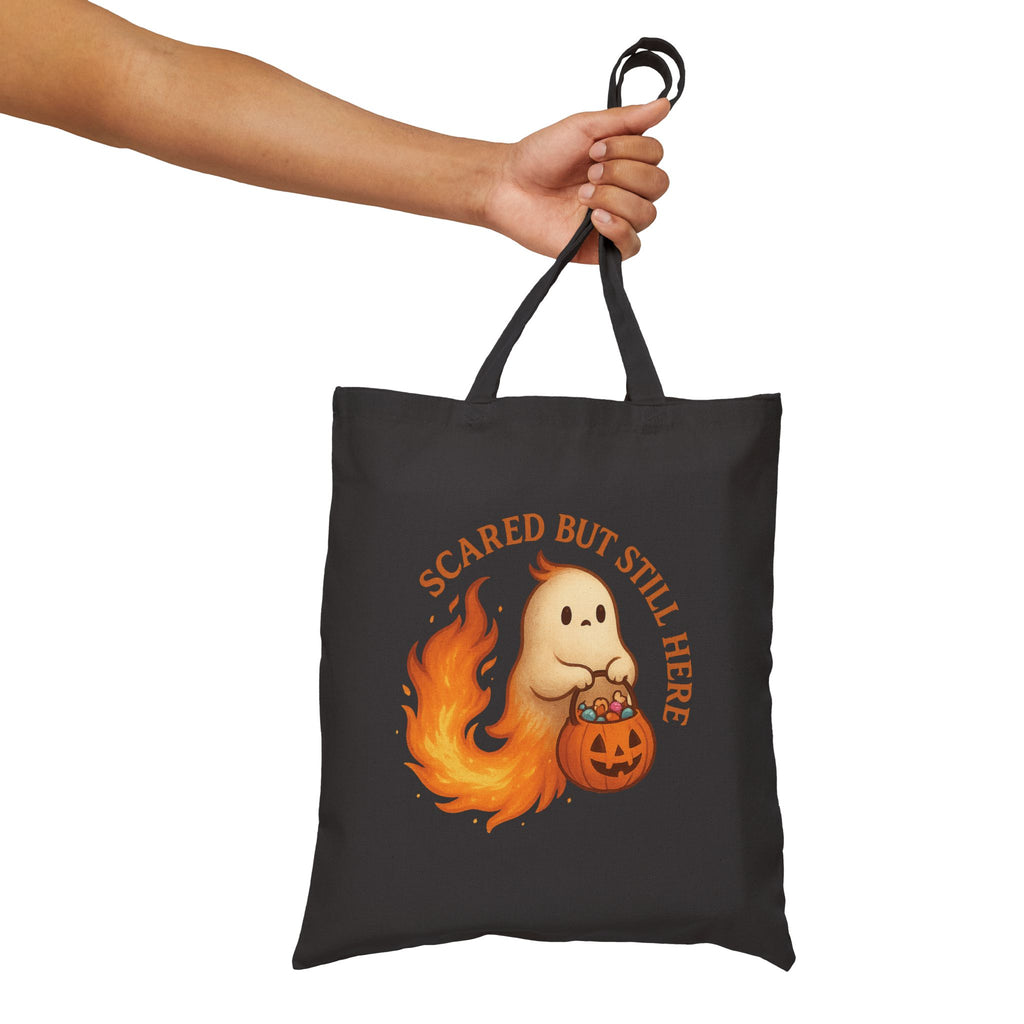 Ghost Phoenix Tote Bag - Halloween Themed - Scared But Still Here -Mystic Autumn Collection- Eco-Friendly Shopping Bag, Cute Trick or Treat Tote, Gift for Ghost [...]