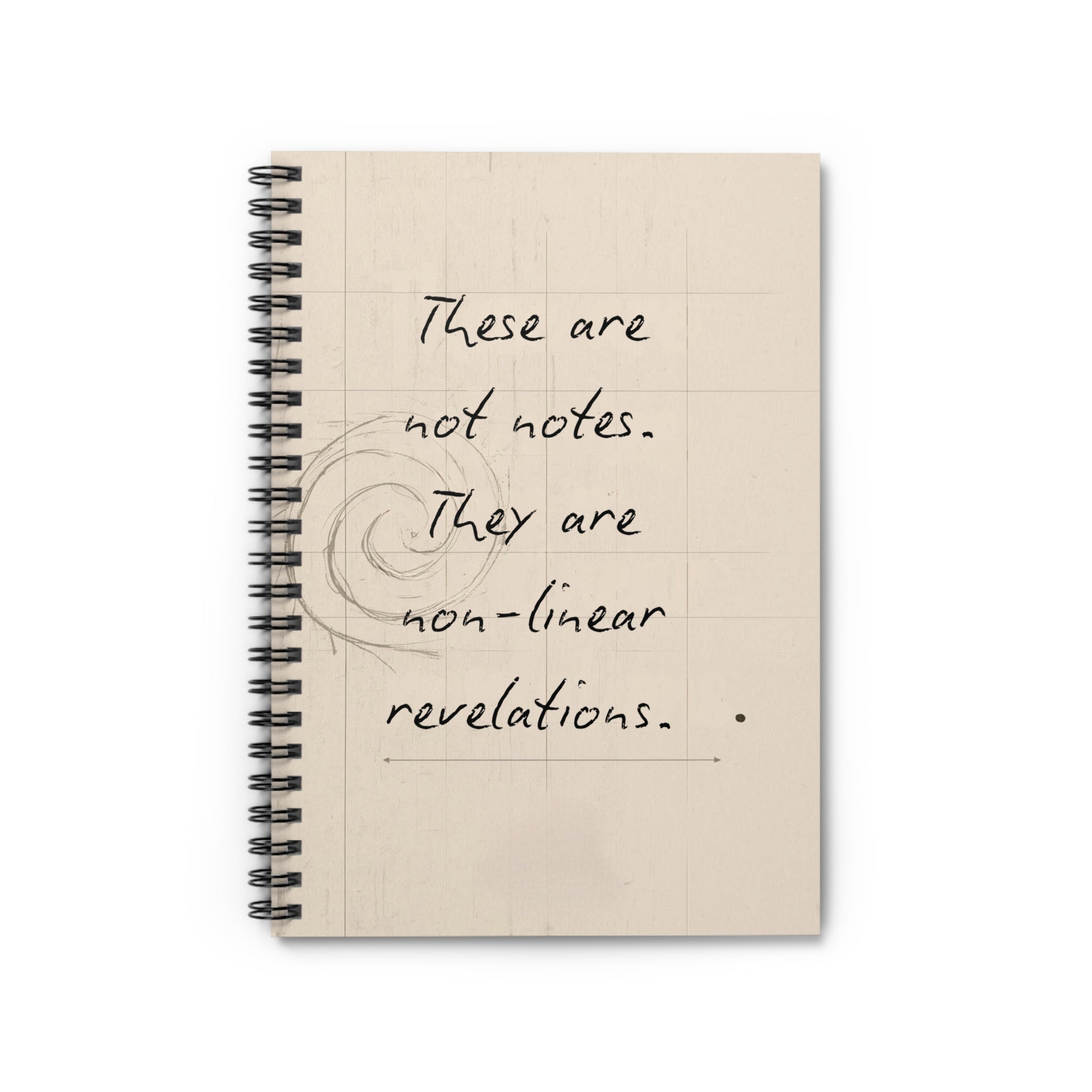 Soft Riot Supply Co. - Non-Linear Revelations, Journal for Writers, Unique Gift for Students, Artistic Notepad, Inspirational Notes
