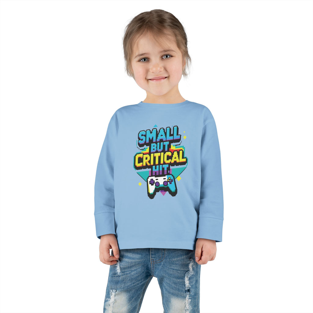 Respawn Sparks Collection - Gaming Toddler Long Sleeve Tee - Small But Critical Hit - Cute Kids' Shirt, Baby Gamer Tee, Video Game Apparel, Fun Toddler Clothing, [...]